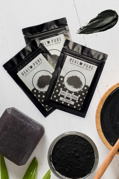 MASKER CHARCOAL REAL AND PURE